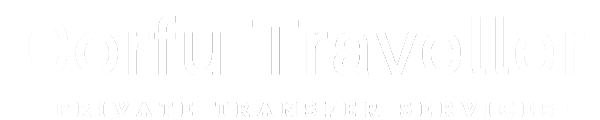 Corfu Traveller Private Transfers Logo white 01