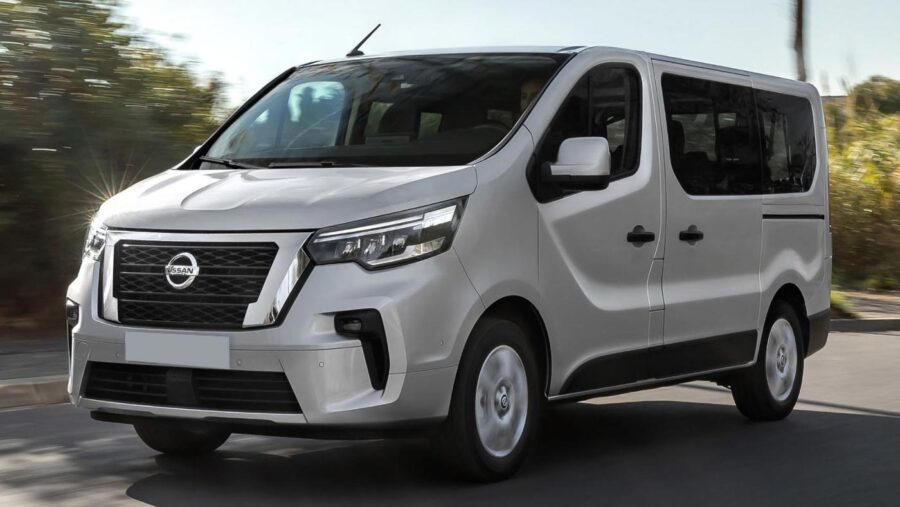 corfu traveller -standrard nissan minivan transfer corfu