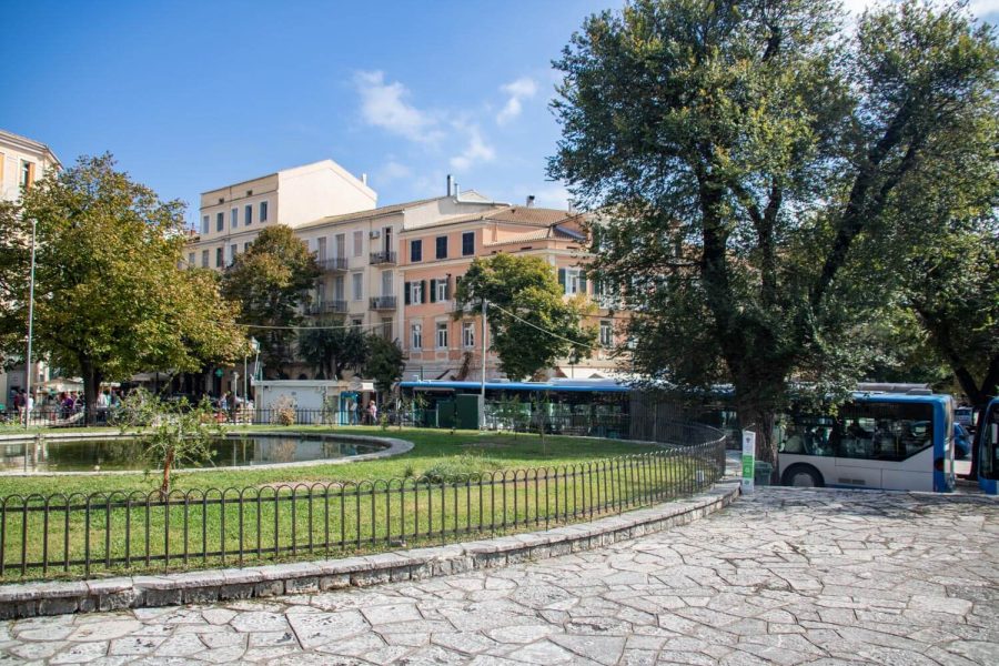 saroko square corfu town corfutraveller
