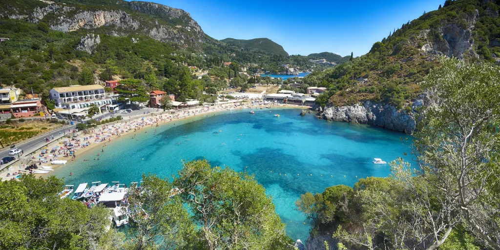 Paleokastritsa Korfu Griechenland