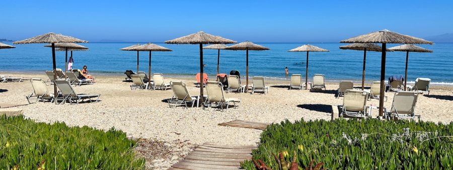 Almyros beach Corfu corfutraveller transfers