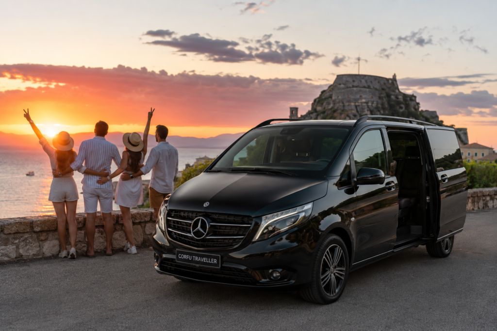 sunset corfu tour corfutraveller